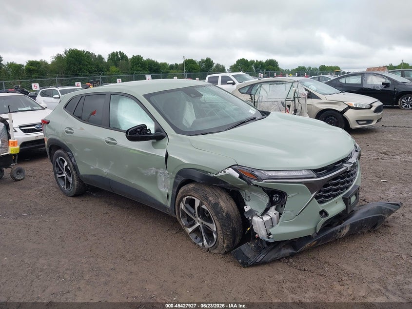 2024 Chevrolet Trax VIN KL77LGE25RC228979 IAAI salvage auction — FRONT END, Salvage Title, sold $1,550 on 2026-07-30 (photo 1)