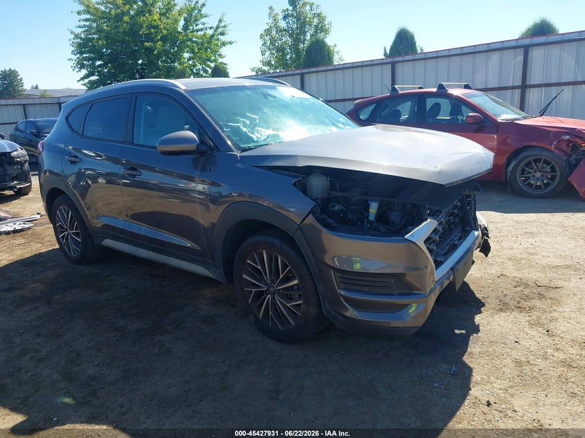 2021 Hyundai Tucson VIN KM8J3CALXMU371215 IAAI salvage auction — FRONT END, Bill Of Sale (Washington), sold $2,200 on 2026-07-14 (photo 1)