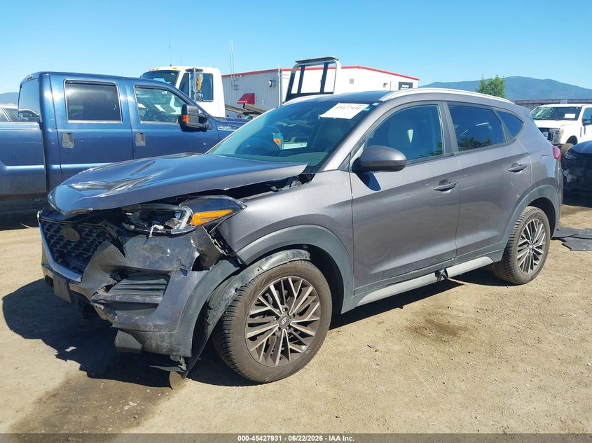 2021 Hyundai Tucson VIN KM8J3CALXMU371215 IAAI salvage auction — FRONT END, Bill Of Sale (Washington), sold $2,200 on 2026-07-14 (photo 2)