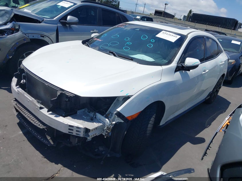 2018 Honda Civic VIN SHHFK7H98JU428495 IAAI salvage auction — RIGHT FRONT, Salvage Title, sold $5,900 on 2026-07-15 (photo 2)