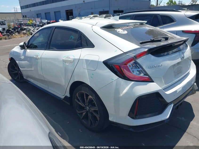 2018 Honda Civic VIN SHHFK7H98JU428495 IAAI salvage auction — RIGHT FRONT, Salvage Title, sold $5,900 on 2026-07-15 (photo 3)