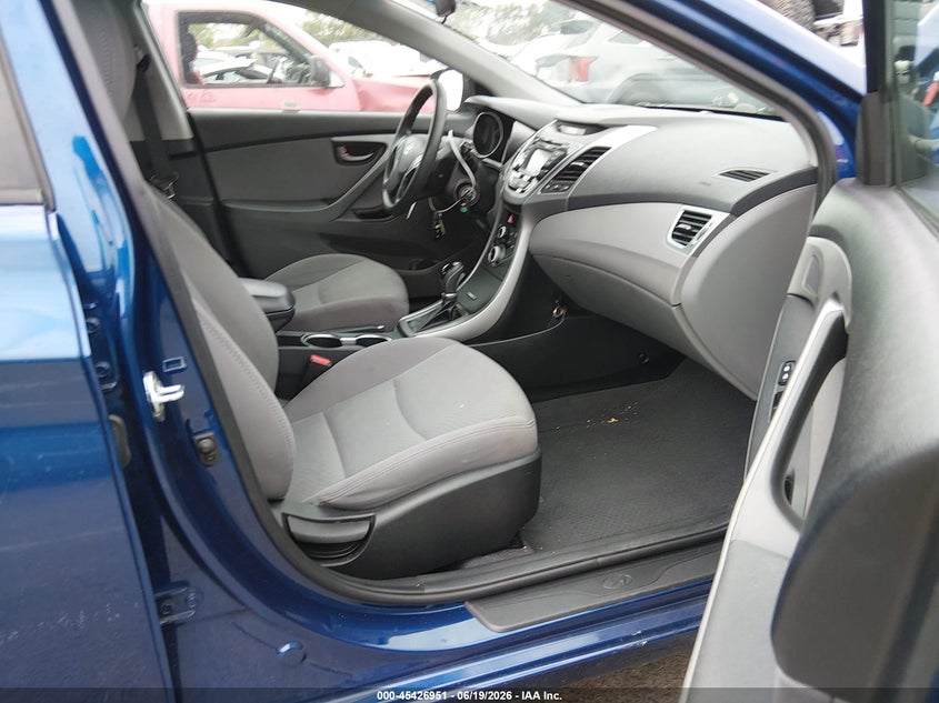 2016 Hyundai Elantra VIN 5NPDH4AE2GH688933 IAAI salvage auction — NORMAL WEAR, Salvage (California), sold $1,550 on 2026-07-09 (photo 5)