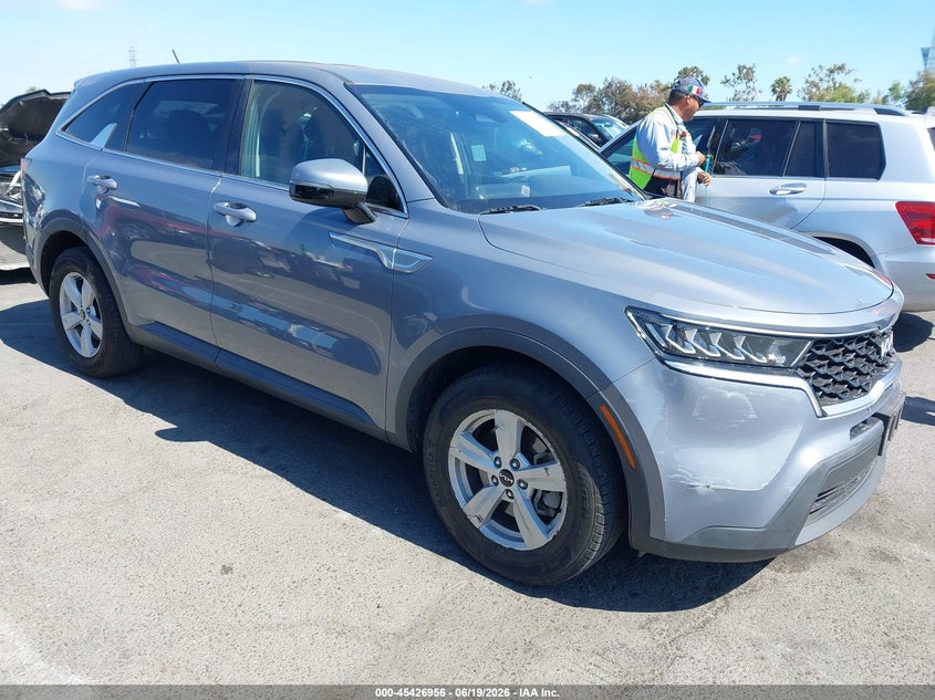 2023 Kia Sorento VIN 5XYRG4LC2PG165715 IAAI salvage auction — REAR END, Salvage (California), sold $5,550 on 2026-07-17 (photo 1)