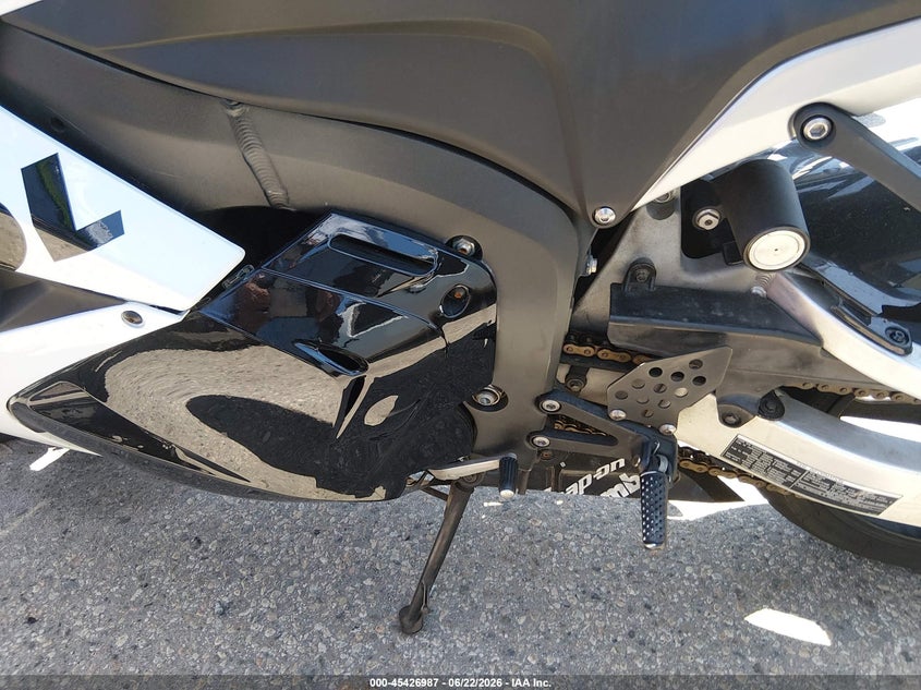 2011 Honda Cbr600 VIN JH2PC4012BK400081 IAAI salvage auction — FRONT END, Salvage (California), sold $2,100 on 2026-07-07 (photo 9)
