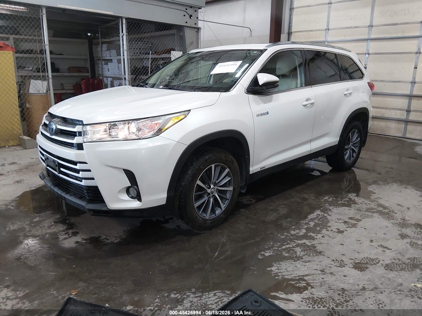 2019 Toyota Highlander VIN 5TDJGRFH4K5054080 IAAI salvage auction — REAR END, Salvage Title, sold $8,800 on 2026-07-12 (photo 2)