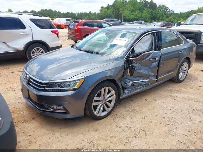 2017 Volkswagen Passat VIN 1VWCT7A39HC080637 IAAI salvage auction — LEFT SIDE, Salvage Title, sold $2,450 on 2026-07-23 (photo 2)