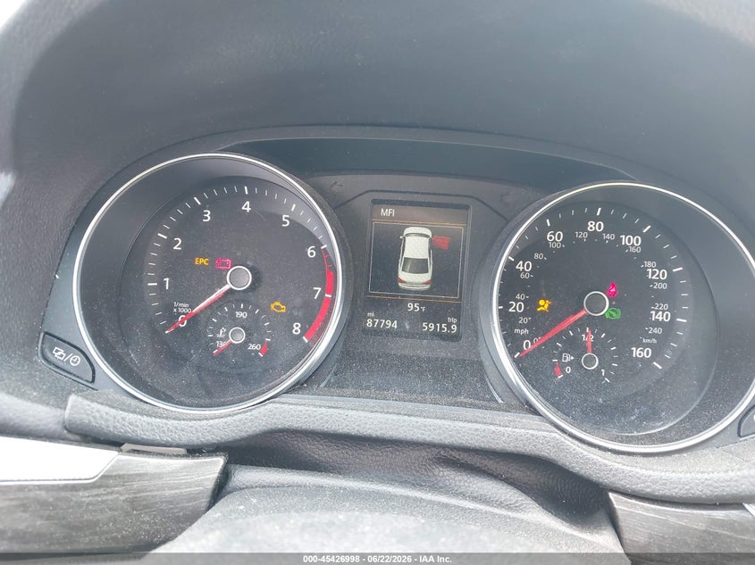 2017 Volkswagen Passat VIN 1VWCT7A39HC080637 IAAI salvage auction — LEFT SIDE, Salvage (North Carolina), sold $2,600 on 2026-07-30 (photo 7)
