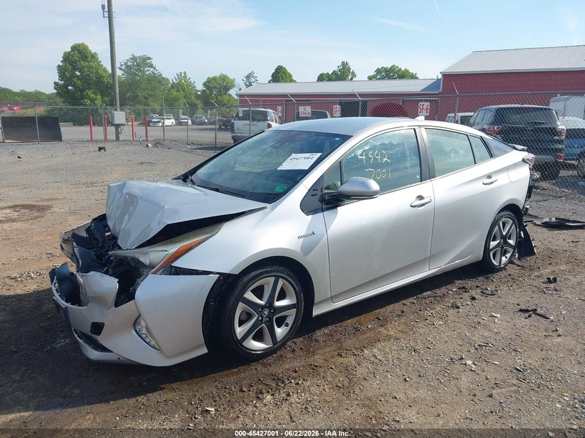 2016 Toyota Prius VIN JTDKARFU3G3005531 IAAI salvage auction — REAR END, Clear (Virginia), sold $1,550 on 2026-07-14 (photo 2)