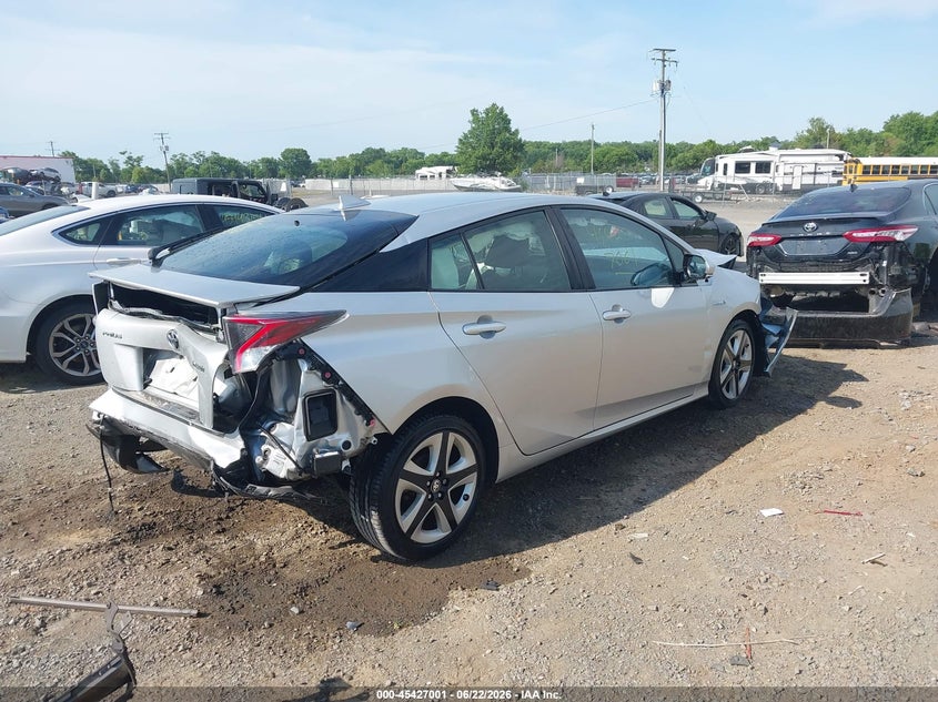 2016 Toyota Prius VIN JTDKARFU3G3005531 IAAI salvage auction — REAR END, Clear (Virginia), sold $1,550 on 2026-07-14 (photo 4)