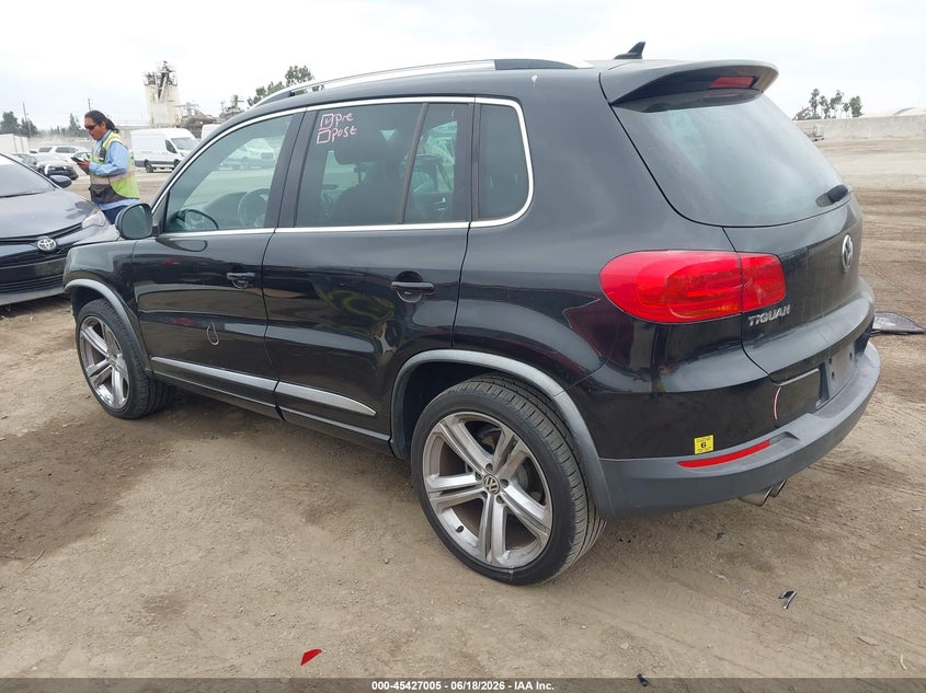 2014 Volkswagen Tiguan VIN WVGAV3AXXEW071192 IAAI salvage auction — FRONT END, Salvage (California), sold $1,500 on 2026-07-08 (photo 3)