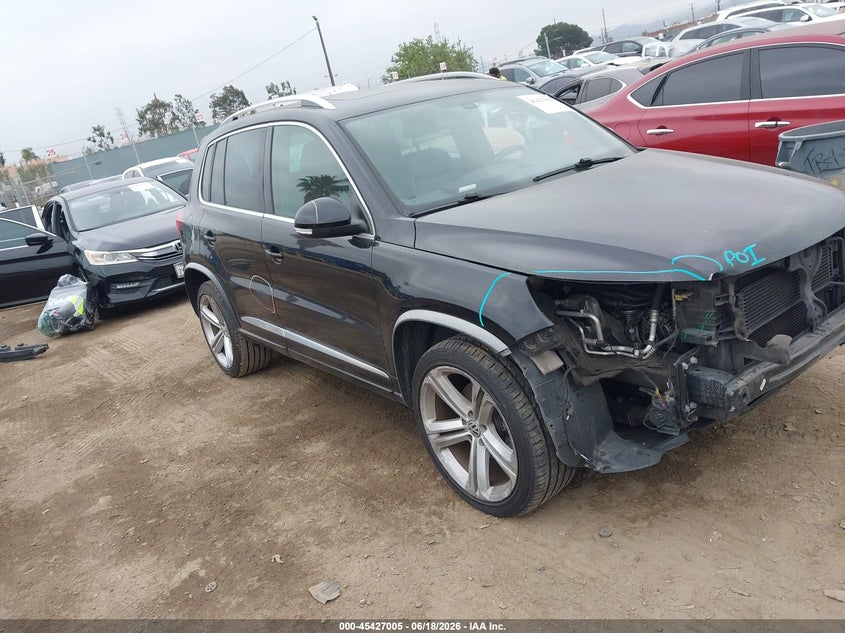 2014 Volkswagen Tiguan VIN WVGAV3AXXEW071192 IAAI salvage auction — FRONT END, Salvage (California), sold $1,500 on 2026-07-08 (photo 6)