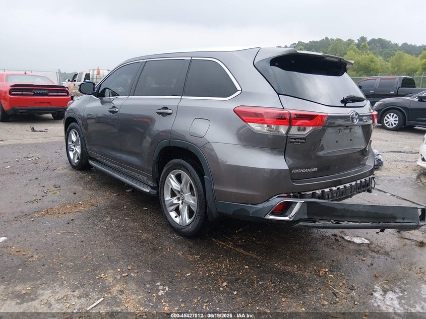 2017 Toyota Highlander VIN 5TDYZRFH9HS193185 IAAI salvage auction — RIGHT SIDE, Salvage Title, sold $6,900 on 2026-07-29 (photo 3)