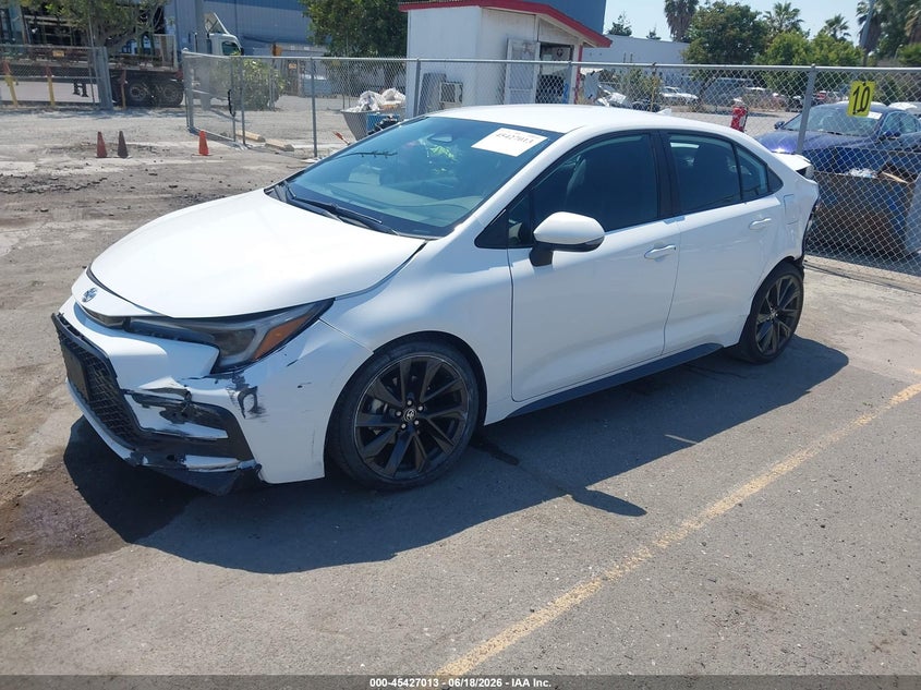 2023 Toyota Corolla VIN 5YFS4MCE9PP143105 IAAI salvage auction — REAR END, Salvage (California), sold $5,100 on 2026-07-29 (photo 2)