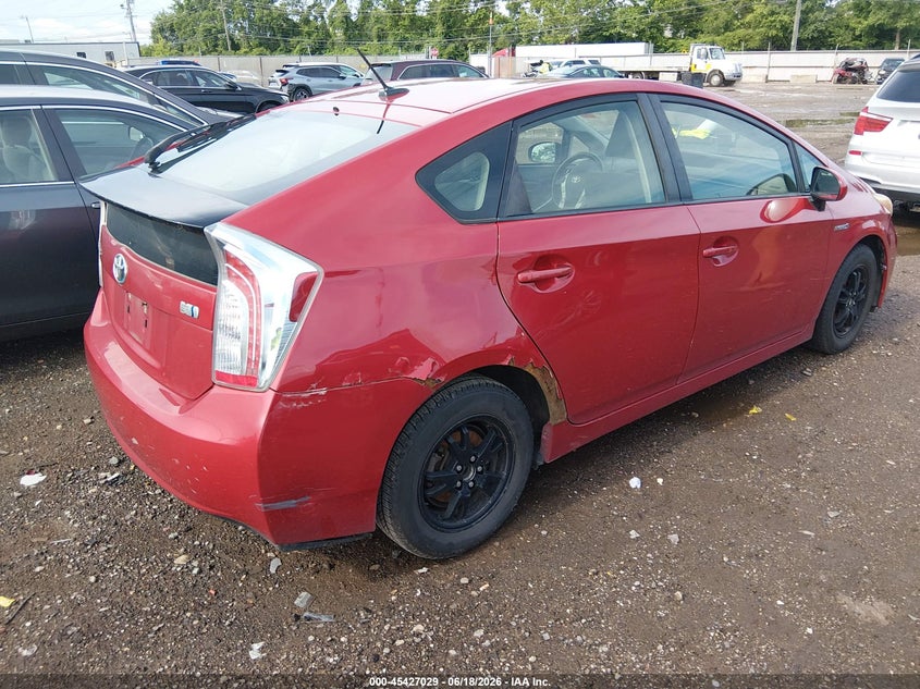 2013 Toyota Prius VIN JTDKN3DU0D1732234 IAAI salvage auction — NORMAL WEAR, Original (Ohio), sold $550 on 2026-07-30 (photo 4)