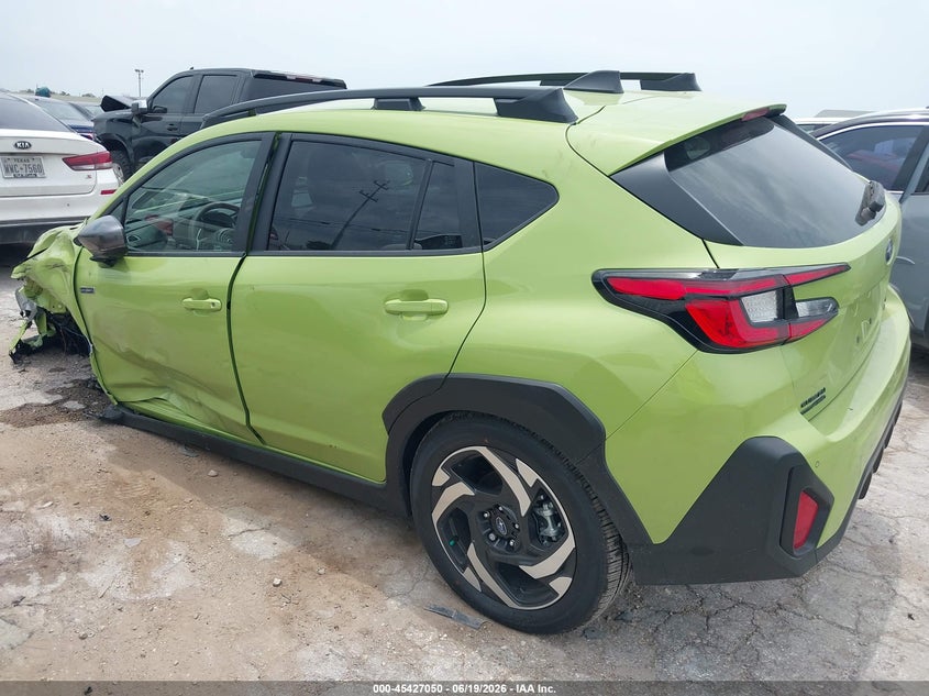 2026 Subaru Xv VIN JF2GUSND7T8227087 IAAI salvage auction — LEFT FRONT, Salvage (Texas), sold $12,300 on 2026-08-02 (photo 3)