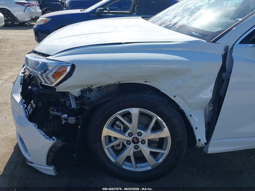 2024 Audi Q3 VIN WA1AUCF31R1117132 IAAI salvage auction — LEFT FRONT, Salvage Title, sold $7,300 on 2026-08-20 (photo 6)