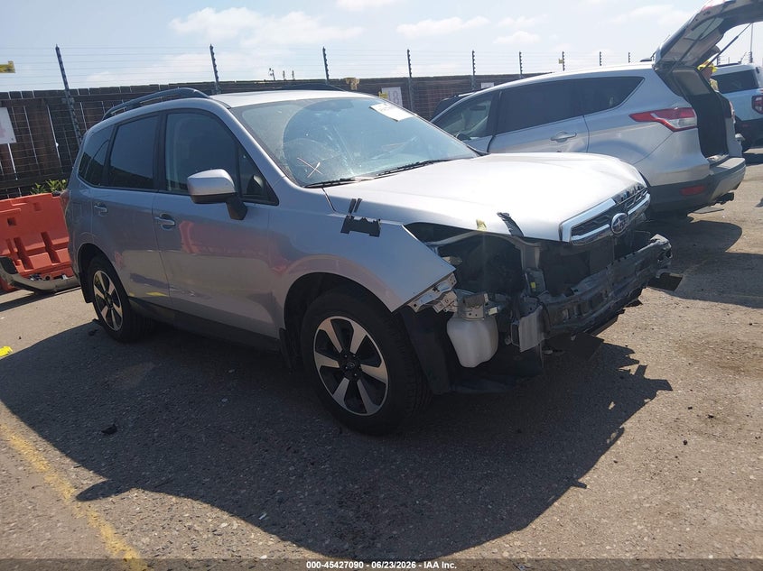 2018 Subaru Forester VIN JF2SJAECXJH540958 IAAI salvage auction — FRONT END, Salvage (Wyoming), sold $950 on 2026-07-28 (photo 1)