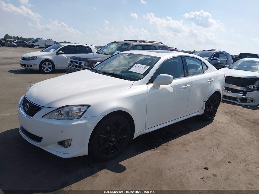 2006 Lexus Is 250 VIN JTHCK262362000436 IAAI salvage auction — SIDE, Salvage (North Carolina), sold $950 on 2026-07-08 (photo 2)