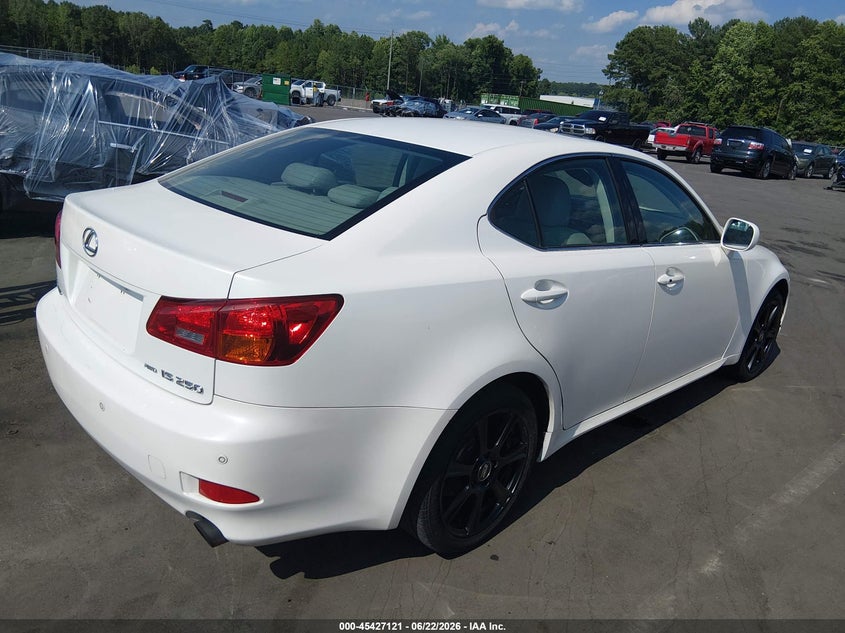 2006 Lexus Is 250 VIN JTHCK262362000436 IAAI salvage auction — SIDE, Salvage (North Carolina), sold $950 on 2026-07-08 (photo 4)