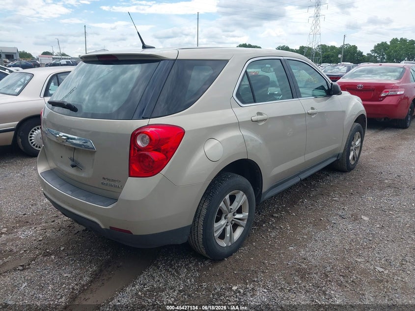 2011 Chevrolet Equinox VIN 2GNALBECXB1328616 IAAI salvage auction — NORMAL WEAR, Clear (Indiana), sold $825 on 2026-07-29 (photo 4)