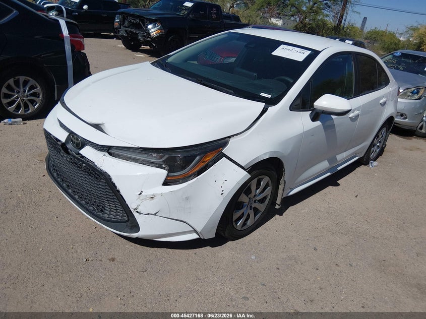 2020 Toyota Corolla VIN 5YFEPRAE9LP103833 IAAI salvage auction — FRONT END, Salvage Title, sold $6,900 on 2026-07-23 (photo 2)