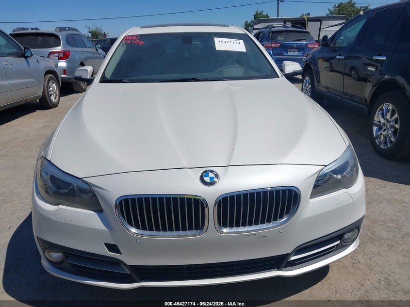 2015 BMW 5er VIN WBA5A5C5XFD516419 IAAI salvage auction — NORMAL WEAR, Clear - Dealer Only (California), sold $525 on 2026-07-09 (photo 6)
