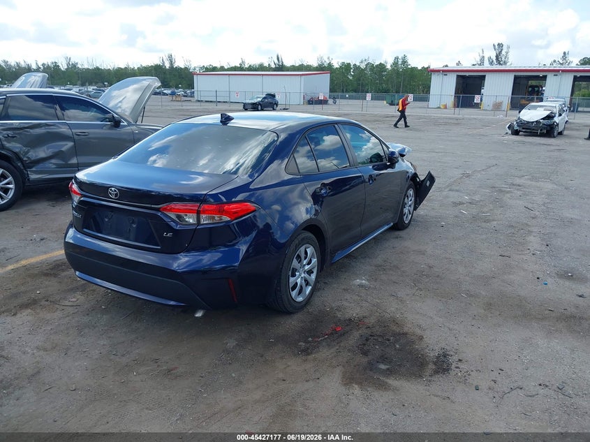 2020 Toyota Corolla VIN 5YFEPRAE1LP086123 IAAI salvage auction — FRONT END, Salvage Title, sold $3,850 on 2026-07-27 (photo 4)