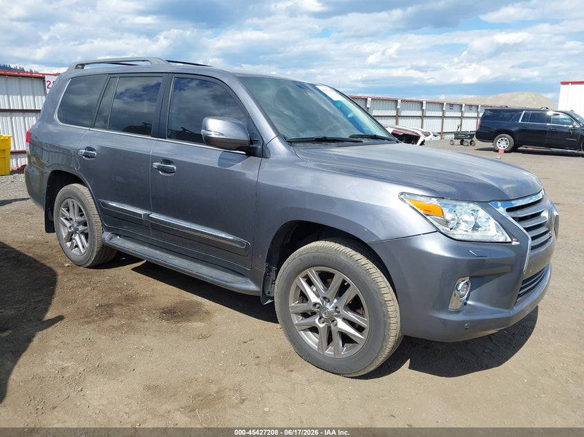 2014 Lexus Lx VIN JTJHY7AXXE4159251 IAAI salvage auction — LEFT FRONT, Rebuilt (Washington), sold $20,100 on 2026-07-14 (photo 1)