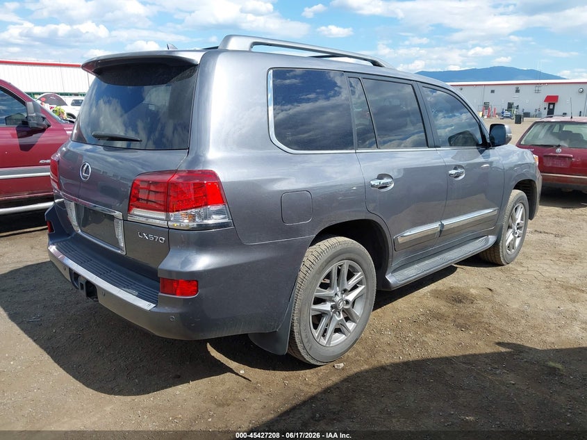 2014 Lexus Lx VIN JTJHY7AXXE4159251 IAAI salvage auction — LEFT FRONT, Rebuilt (Washington), sold $20,100 on 2026-07-14 (photo 4)