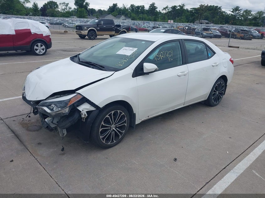 2015 Toyota Corolla VIN 5YFBURHE2FP230316 IAAI salvage auction — FRONT END, Clear (Indiana), sold $1,700 on 2026-07-17 (photo 2)