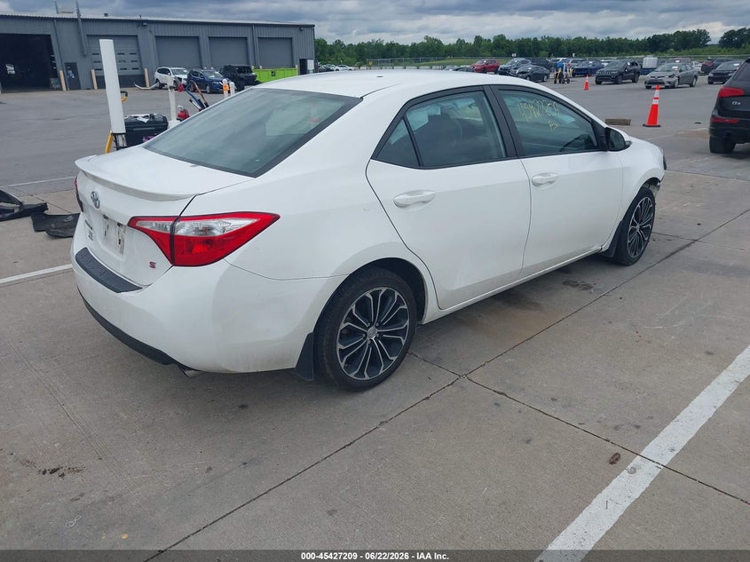 2015 Toyota Corolla VIN 5YFBURHE2FP230316 IAAI salvage auction — FRONT END, Clear (Indiana), sold $1,700 on 2026-07-17 (photo 4)