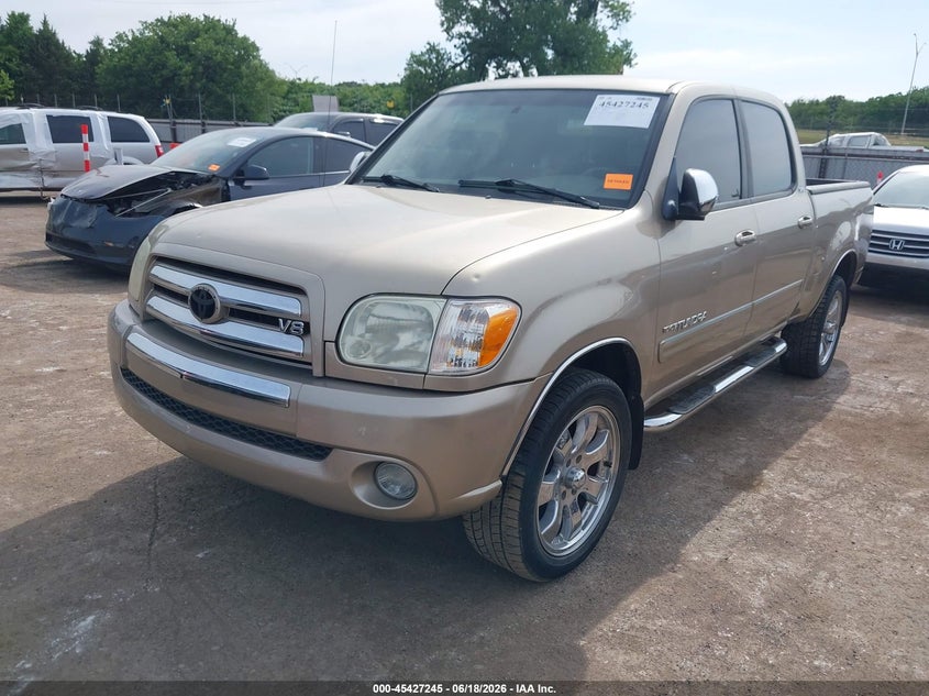 2006 Toyota Tundra VIN 5TBET34166S525547 IAAI salvage auction — HAIL, Rebuilt (Oklahoma), sold $4,100 on 2026-08-01 (photo 2)