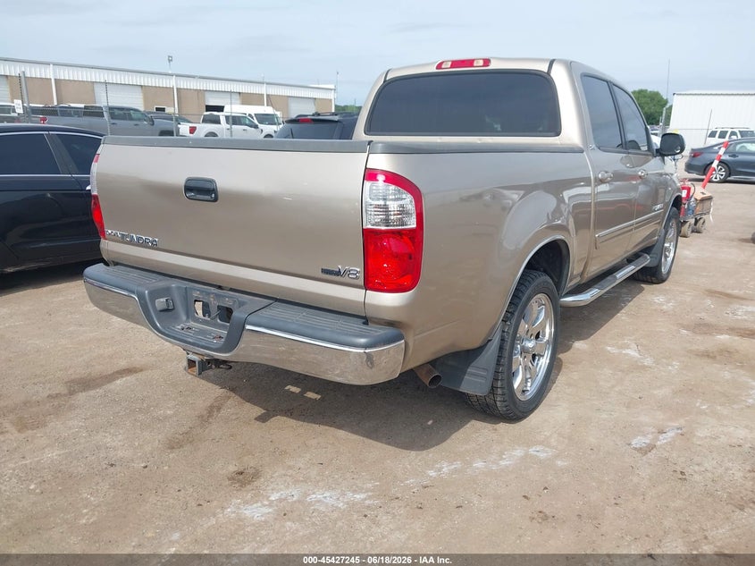 2006 Toyota Tundra VIN 5TBET34166S525547 IAAI salvage auction — HAIL, Rebuilt (Oklahoma), sold $4,100 on 2026-08-01 (photo 4)