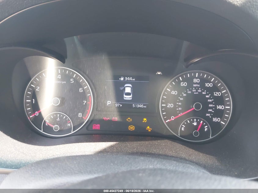 2020 Kia Optima VIN 5XXGT4L35LG422058 IAAI salvage auction — NORMAL WEAR, Salvage Title - Dealer (California), sold $3,375 on 2026-07-28 (photo 7)