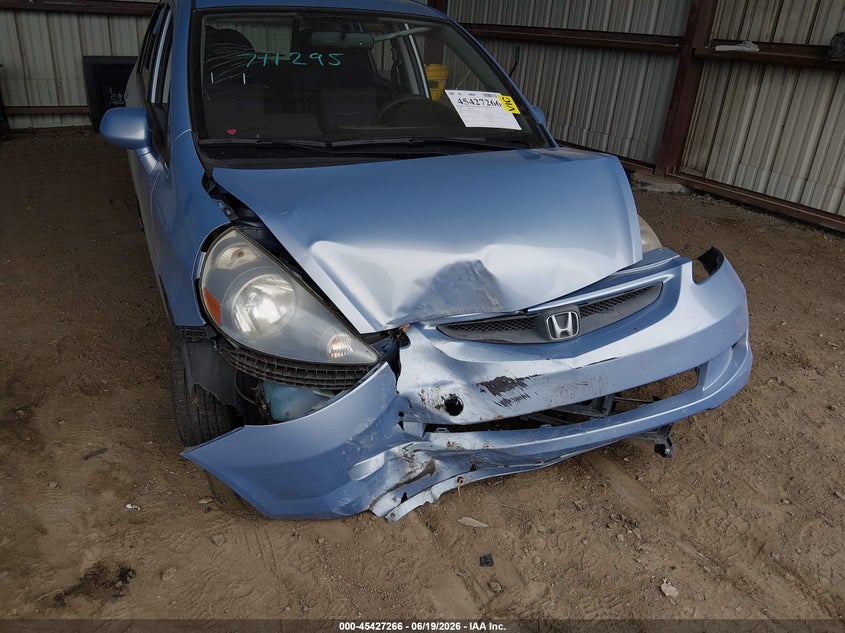 2008 Honda Fit VIN JHMGD384X8S029032 IAAI salvage auction — FRONT END, Certificate Of Title (Nebraska), sold $25 on 2026-07-16 (photo 6)