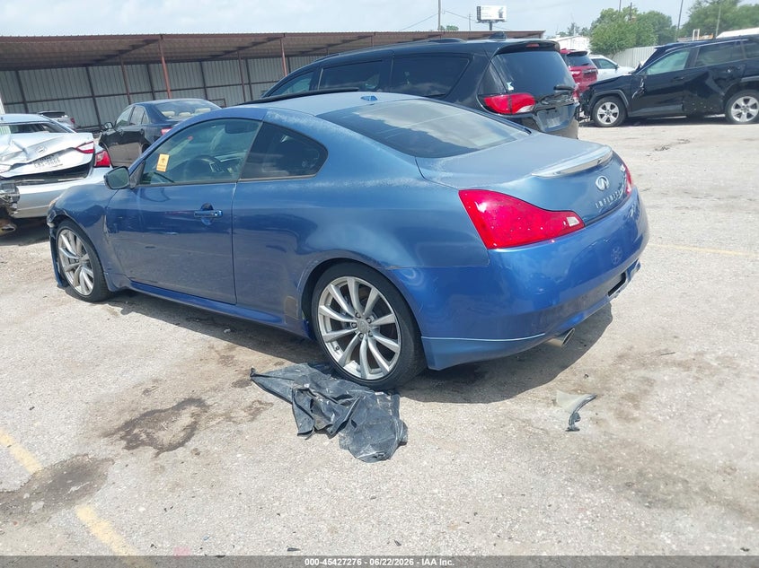 2008 Infiniti G37 VIN JNKCV64E58M117972 IAAI salvage auction — FRONT END, Salvage (Texas), sold $675 on 2026-07-15 (photo 3)
