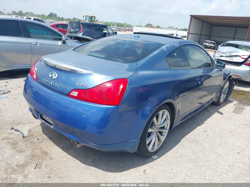 2008 Infiniti G37 VIN JNKCV64E58M117972 IAAI salvage auction — FRONT END, Salvage (Texas), sold $675 on 2026-07-15 (photo 4)