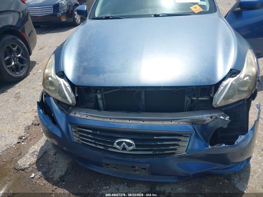 2008 Infiniti G37 VIN JNKCV64E58M117972 IAAI salvage auction — FRONT END, Salvage (Texas), sold $675 on 2026-07-15 (photo 6)