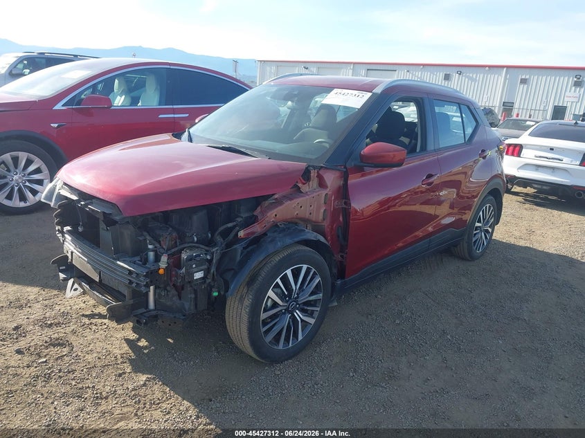 2022 Nissan Kicks VIN 3N1CP5CV7NL487840 IAAI salvage auction — FRONT END, Bill Of Sale (Washington), sold $3,350 on 2026-07-06 (photo 2)