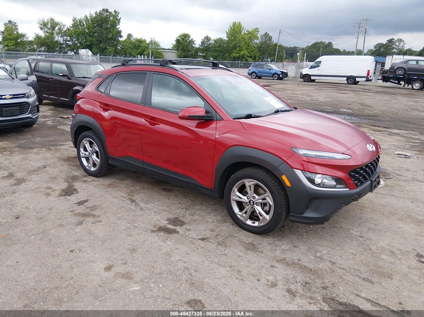 2022 Hyundai Kona VIN KM8K3CAB2NU860267 IAAI salvage auction — FRONT END, Salvage Title, sold $275 on 2026-07-24 (photo 1)