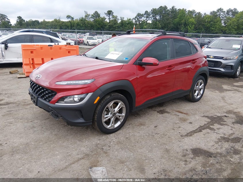 2022 Hyundai Kona VIN KM8K3CAB2NU860267 IAAI salvage auction — FRONT END, Salvage Title, sold $275 on 2026-07-24 (photo 2)