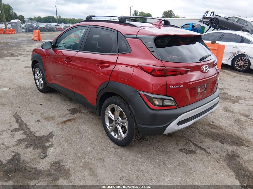 2022 Hyundai Kona VIN KM8K3CAB2NU860267 IAAI salvage auction — FRONT END, Salvage Title, sold $275 on 2026-07-24 (photo 3)