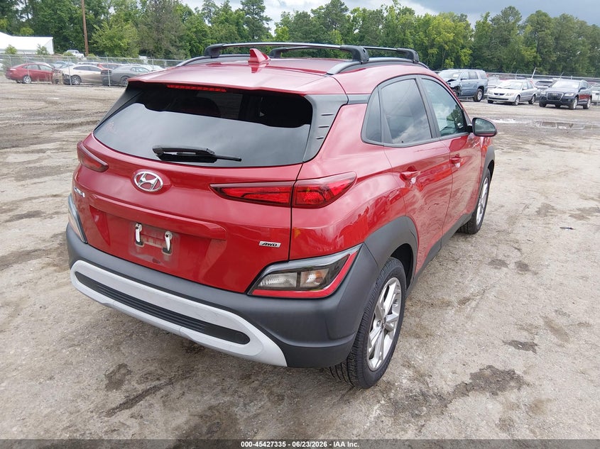 2022 Hyundai Kona VIN KM8K3CAB2NU860267 IAAI salvage auction — FRONT END, Salvage Title, sold $275 on 2026-07-24 (photo 4)