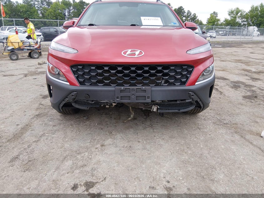 2022 Hyundai Kona VIN KM8K3CAB2NU860267 IAAI salvage auction — FRONT END, Salvage Title, sold $275 on 2026-07-24 (photo 6)