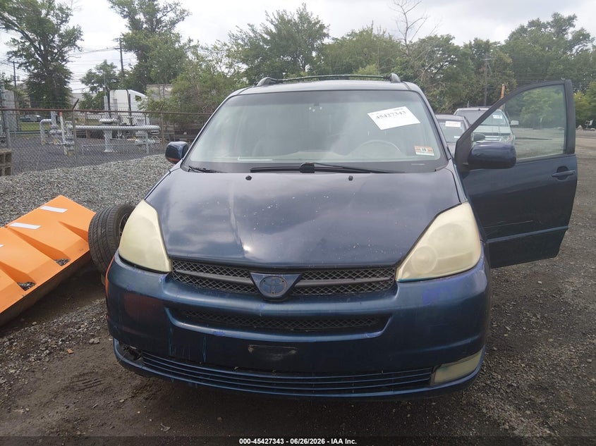 2005 Toyota Sienna VIN 5TDZA22C75S302655 IAAI salvage auction — NORMAL WEAR, Clear (New Jersey), sold $575 on 2026-07-29 (photo 6)