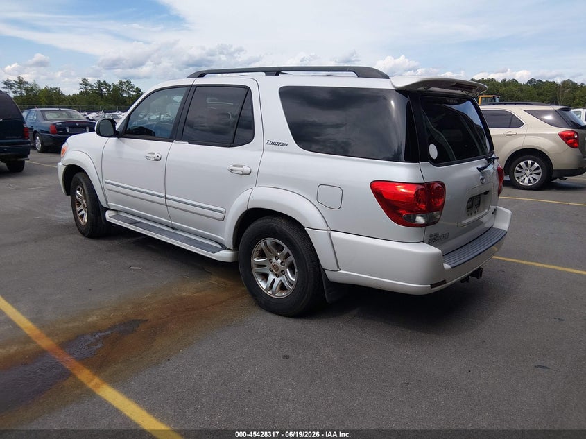 2006 Toyota Sequoia VIN 5TDZT38A66S268778 IAAI salvage auction — NORMAL WEAR, Repossession Paperwork (South Carolina), sold $1,000 on 2026-07-29 (photo 3)