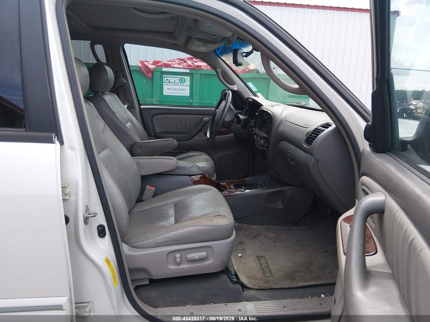2006 Toyota Sequoia VIN 5TDZT38A66S268778 IAAI salvage auction — NORMAL WEAR, Repossession Paperwork (South Carolina), sold $1,000 on 2026-07-29 (photo 5)