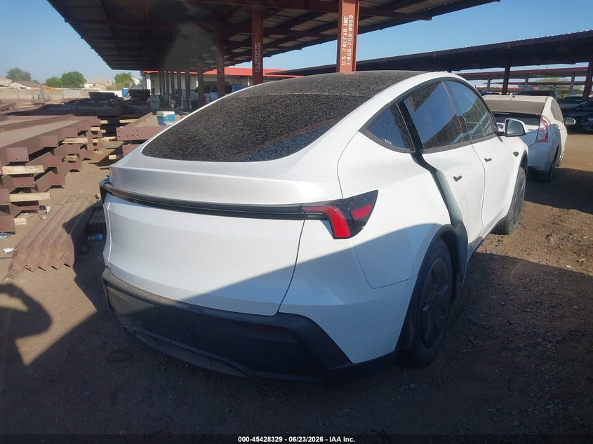 2026 Tesla Model y VIN 7SAYGDED0TA598386 IAAI salvage auction — UNKNOWN, Salvage Title, sold $22,150 on 2026-08-01 (photo 4)