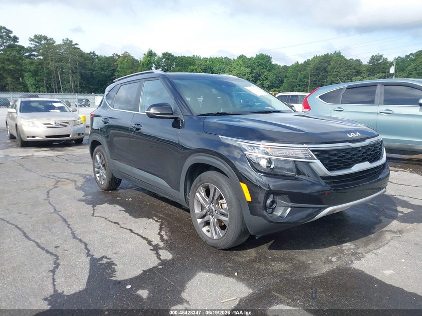 2023 Kia Seltos VIN KNDEU2AA4P7438311 IAAI salvage auction — NORMAL WEAR, Repossession Paperwork (Georgia), sold $3,050 on 2026-07-22 (photo 1)