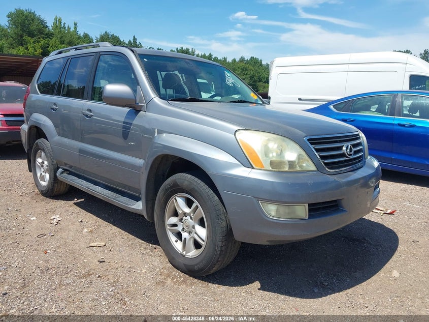 2004 Lexus Gx 470 VIN JTJBT20X740048333 IAAI salvage auction — NORMAL WEAR, Clear (Alabama), sold $2,650 on 2026-07-08 (photo 1)